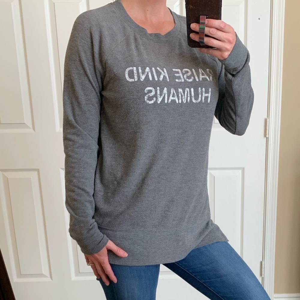 Raise kind humans Isabel maternity sweatshirt